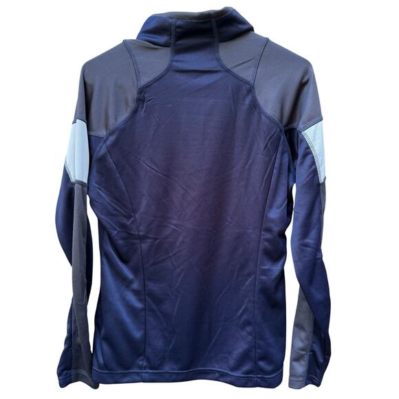 North End Sports Womens M 1/4 Zip Pullover Moisture Wicking Navy NWT Style 78214 - Picture 2 of 5
